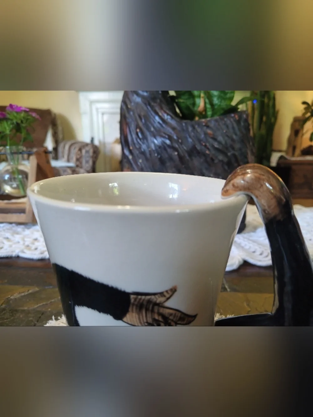 Vintage Pier 1 Imports Chimpanzee Coffee Mug